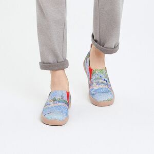 UIN Men's Walking Shoes Slip On Sneaker Toledo (Georges Seurat The Seine seen)